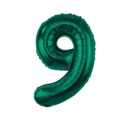 Nummer ""9"" Grønn