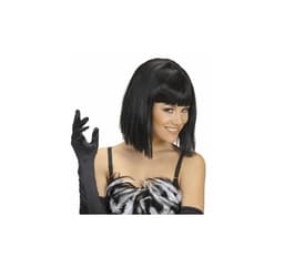 Peruk showgirl svart