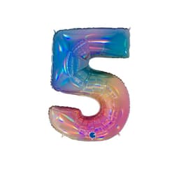 Nummer ""5"" regnbue