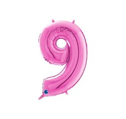 Nummer ""9"" magenta
