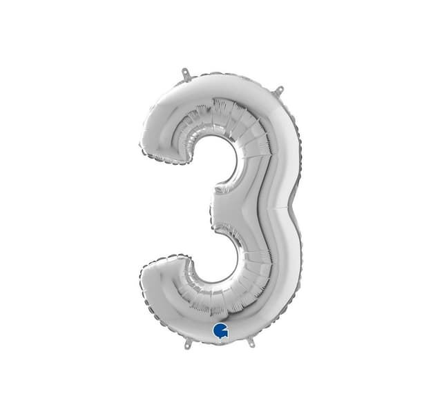 Nummer ""3"" Silver
