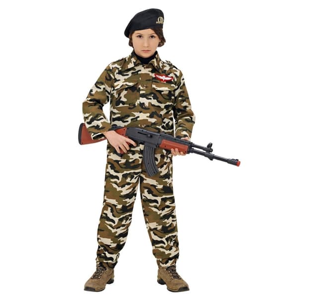 Barndräkt soldat 158cm