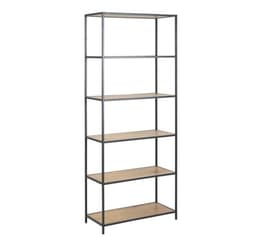 Hylla SEAFORD 77x35xH185cm, vild ek