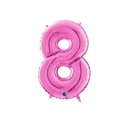 Nummer ""8"" magenta