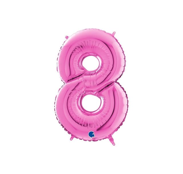 Nummer ""8"" magenta