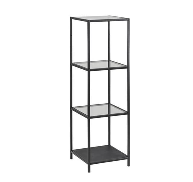 Hylla SEAFORD 35x37xH119,5cm, glas