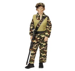 Soldat kostume + hat (152 cm)