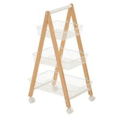 Hylla BREN 48x32xH79cm, vit