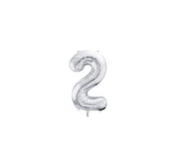 Nummer 2 Silver 86 cm