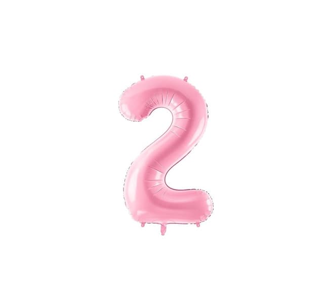 Nummer ""2"" Pastel Pink