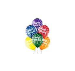 Latexset 'Happy Birthday' (6 st)
