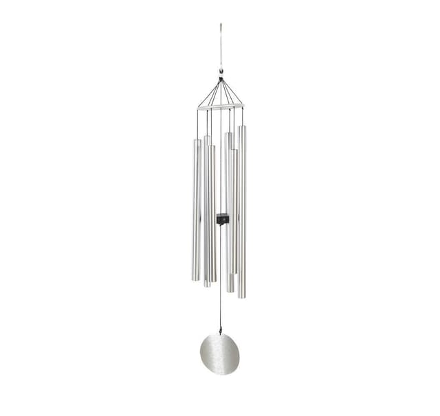 Vindklokke NATURENS MELODY H99cm, sølv