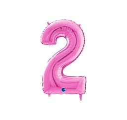 Nummer ""2"" Magenta