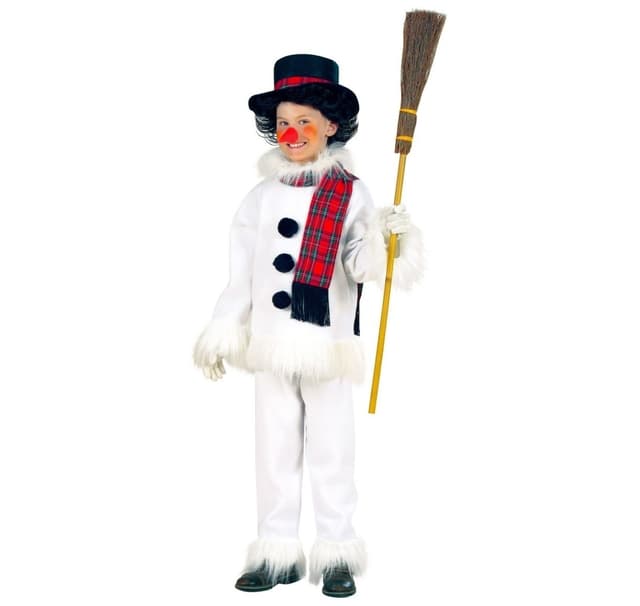 Kostym snögubbe (128 cm)
