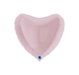 Hjärta pastell rosa ballong