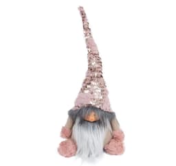 Julenissen PINKY, rosa, H46cm