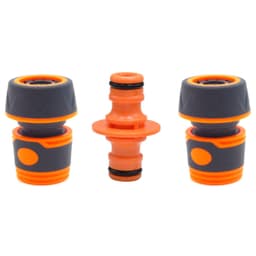 Hageslangekoblingssett 6-punkts Oransje