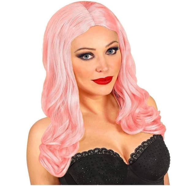 Peruk Mjuk Rosa Roxy