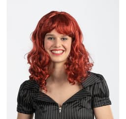 Peruk Peggy röd