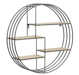 Vegghylle DARKENBERD D45x10xH45cm, sort