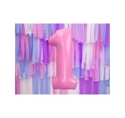 Nummer ""1"" Pastel Pink