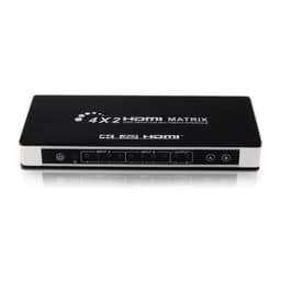 Matrisebryter HDMI 4 x 2 UHD 4K2K 3D med EDID-funksjon