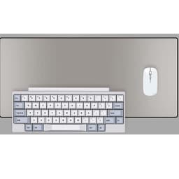 Vanntett musematte i ensfarget farge Champagne M