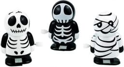 3 st uppvridbara skelett, Halloween-leksaker
