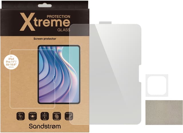 Sandstrøm iPad Pro 11"/Air 10,9" skärmskydd