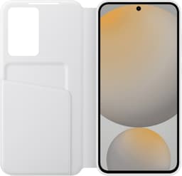 Samsung Galaxy S24 FE Smart View lommebokdeksel (hvit)