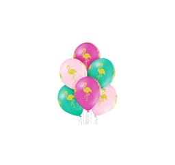 Latekssett 'Flamingo' (6 stk)