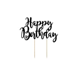 Tårtdekoration 'Happy Birthday' 22,5cm