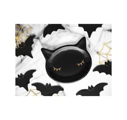 Tallrik 'Cat black'