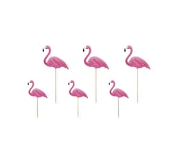 Tårtdekoration 'Aloha-Flamingos' 15-23cm
