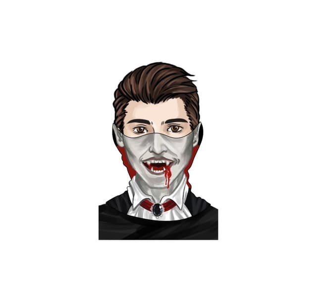 Pipe scarf Vampire