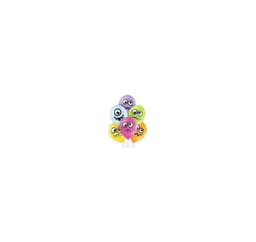 Lateksisetti ""Funny Monsters"" (6 kpl)