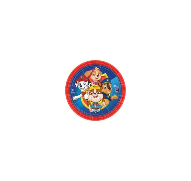 Tallerken 23,00 cm (Paw Patrol), 8 stk i pakke