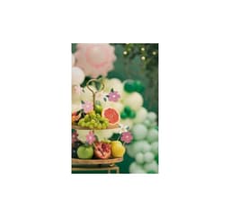 Kage dekoration 'Blomster'