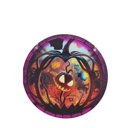 Gresskar Skull Welcome Tag Board Hengende Anheng Halloween Sign Flerfarget