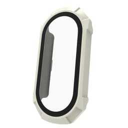 Etui med skærmbeskytter til Xiaomi Mi Band 4/5/6 Hvid
