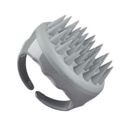 Hovedbundsmassager hårbørste, hårscrubber, shampoo børste Grå