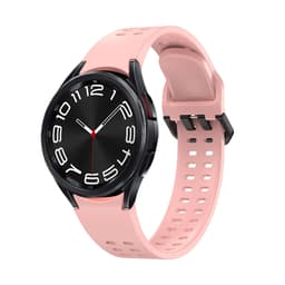 Universal urrem med dobbelt spænde i silikone kompatibel med Samsung Galaxy Watch Lyserød