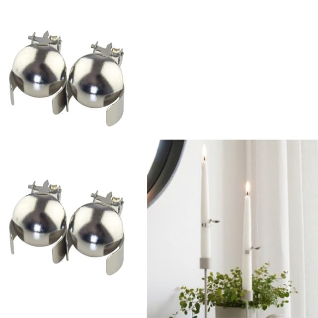 Automatisk ljussläckare 4-pack Silver