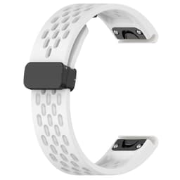 26 mm silikone urrem til Garmin Epix Pro 51 mm/Fenix 7X/Fenix 7X Pro Hvid