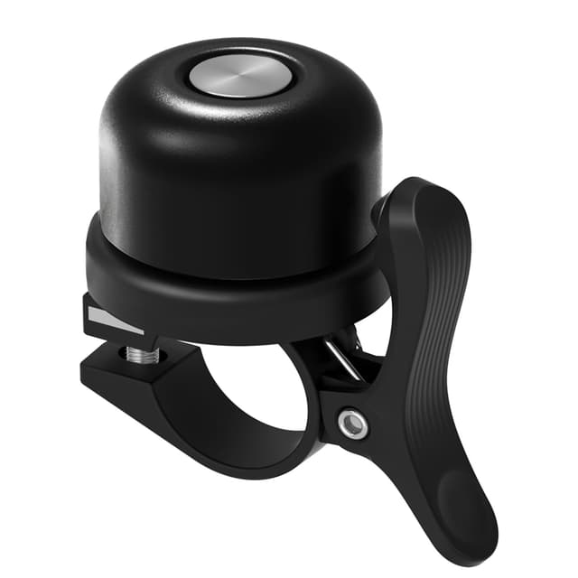 Ringeklokke for sykkel med Airtag-holder Sort
