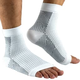 Lyhyet kompressiosukat 1 pari White S/M