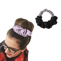 Heatless Hair Curler Flexi Hair Ring for Heatless Curls Svart+grå