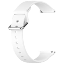 Silikonirannekello, joka on yhteensopiva Ticwatch Pro 5/iTOUCH Air 3 24mm kanssa Valkoinen