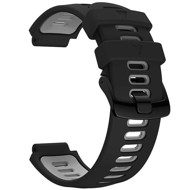 Garmin Forerunner 220/230/235/620/630 / 735XT ranneke silikoni musta