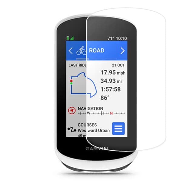 Skærmbeskytter i hærdet glas til Garmin Edge Explore 2